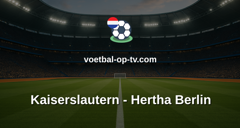 Bundesliga 2: Kaiserslautern - Hertha Berlin