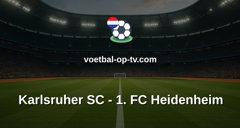 Bundesliga 2: Karlsruher SC - 1. FC Heidenheim