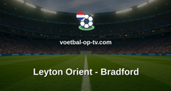 English League Cup: Leyton Orient - Bradford