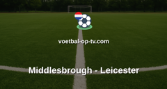 Championship: Middlesbrough - Leicester