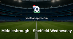 Championship: Middlesbrough - Sheffield Wednesday