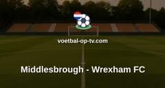 English League Cup: Middlesbrough - Wrexham FC