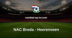 Eredivisie: NAC Breda - Heerenveen