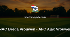 Eredivisie Vrouwen: NAC Breda Vrouwen - AFC Ajax Vrouwen