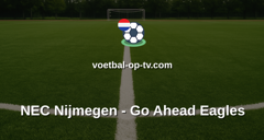 Eredivisie: NEC Nijmegen - Go Ahead Eagles