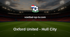 Championship: Oxford United - Hull City