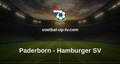 Bundesliga: Paderborn - Hamburger SV
