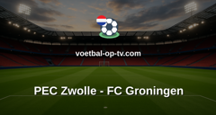 Eredivisie: PEC Zwolle - FC Groningen