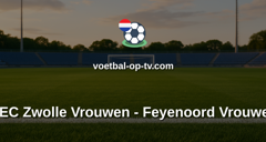 Eredivisie Vrouwen: PEC Zwolle Vrouwen - Feyenoord Vrouwen