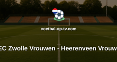 Eredivisie Vrouwen: PEC Zwolle Vrouwen - Heerenveen Vrouwen