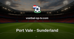 FA Cup: Port Vale - Sunderland