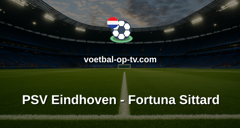 Eredivisie: PSV Eindhoven - Fortuna Sittard