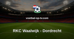Eerste Divisie: RKC Waalwijk - Dordrecht