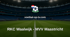 Eerste Divisie: RKC Waalwijk - MVV Maastricht