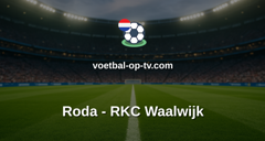 Eredivisie: Roda - RKC Waalwijk
