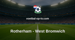 English League Cup: Rotherham - West Bromwich