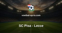 Serie A: SC Pisa - Lecce