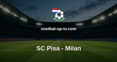 Serie A: SC Pisa - Milan