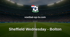 English League Cup: Sheffield Wednesday - Bolton