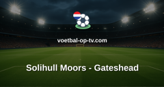 National League: Solihull Moors - Gateshead