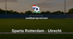 Eredivisie: Sparta Rotterdam - Utrecht