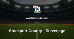 League One: Stockport County - Stevenage