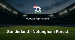 Premier League: Sunderland - Nottingham Forest