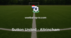 National League: Sutton United - Altrincham