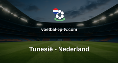 World Cup: Tunesië - Nederland
