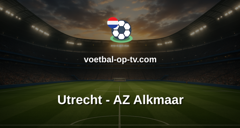 Eredivisie: Utrecht - AZ Alkmaar