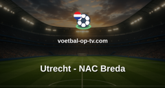 Eredivisie: Utrecht - NAC Breda