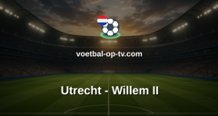 Eredivisie: Utrecht - Willem II