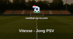 Eerste Divisie: Vitesse - Jong PSV