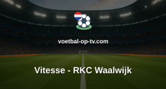 Eerste Divisie: Vitesse - RKC Waalwijk