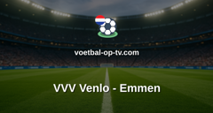 Eerste Divisie: VVV Venlo - Emmen