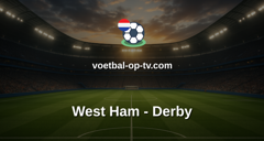 Championship: West Ham - Derby