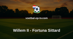 Eredivisie: Willem II - Fortuna Sittard