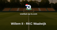 Eredivisie: Willem II - RKC Waalwijk