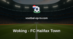 National League: Woking - FC Halifax Town