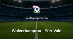 English League Cup: Wolverhampton - Port Vale