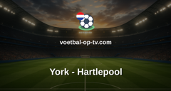 National League: York - Hartlepool