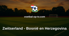 World Cup: Zwitserland - Bosnië en Herzegovina